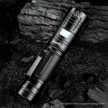 Supfire flash light led flashlight tactical powerful 15w torchlight led flashlights rechargeable flashlight led hand torch light